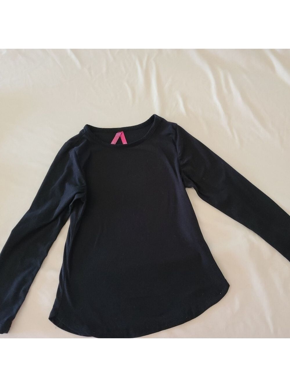 Cat & Jack Girls Outfit, Gray Cardigan, Black Leggings & Top - Picture 10 of 11